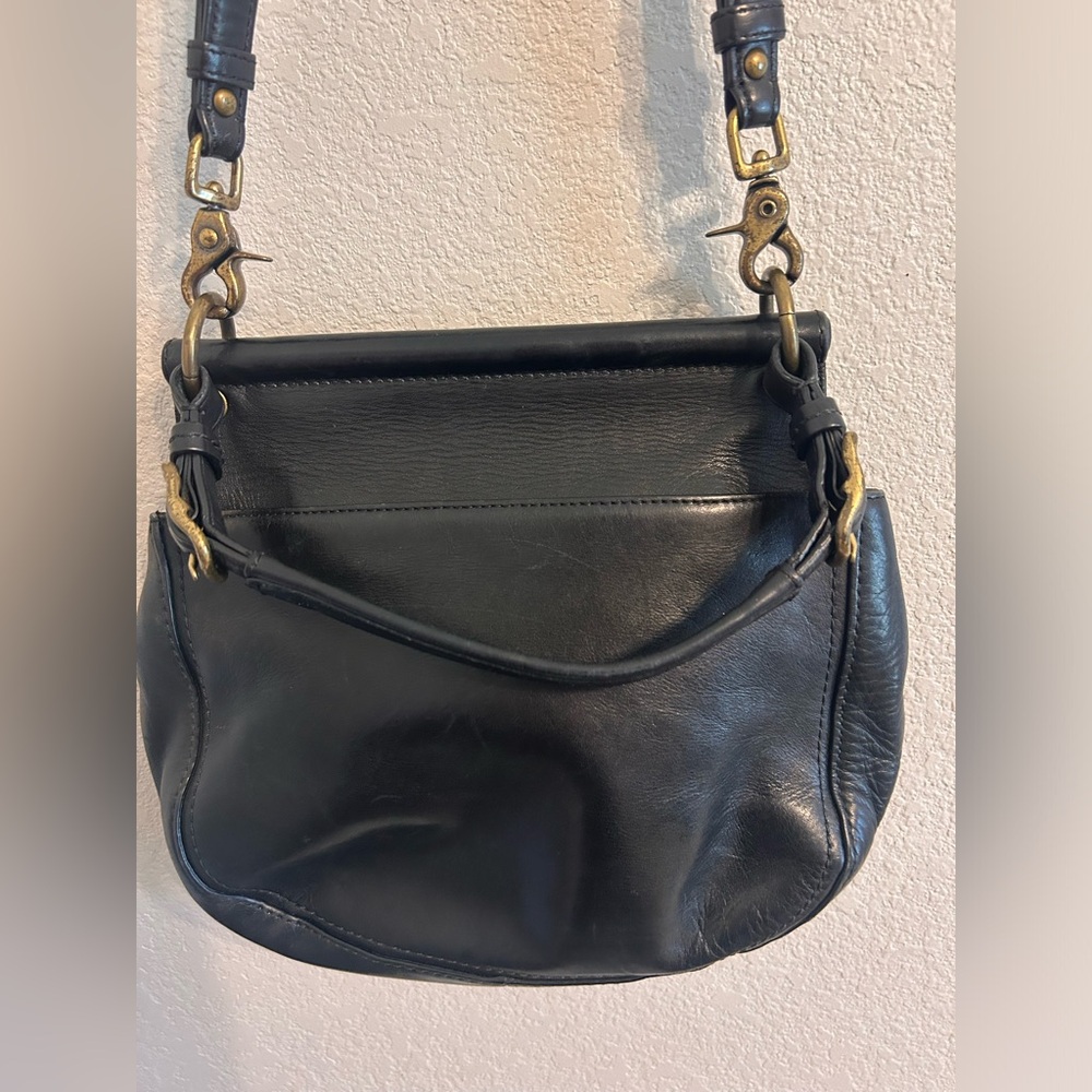 COACH “Willis” 19132 Black 70th Anniversary Limited Edition Leather Crossbody - Picture 4 of 10